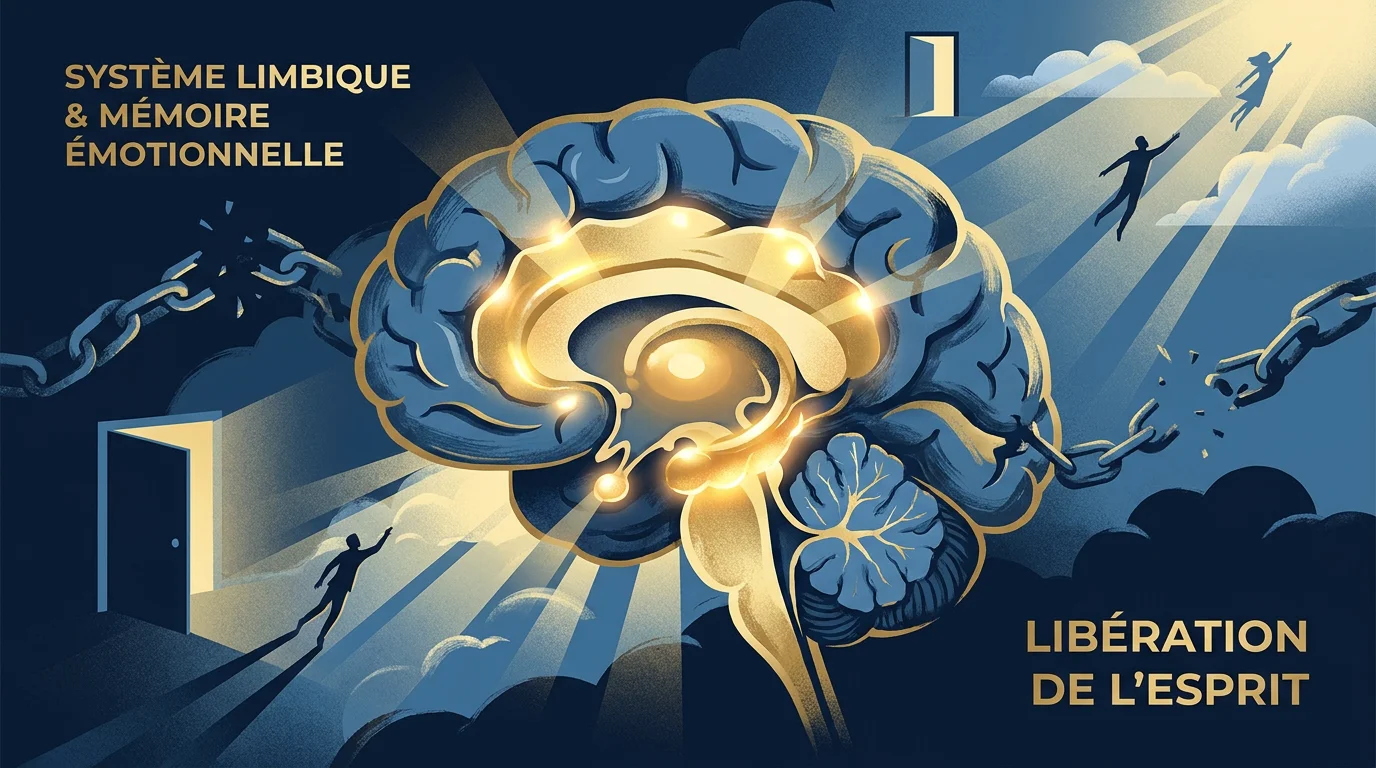 Représentation du système limbique et de la mémoire émotionnelle dans le processus de libération