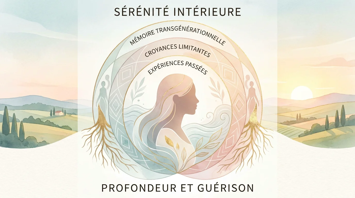 Illustration des niveaux de mémoires émotionnelles pour la libération intérieure