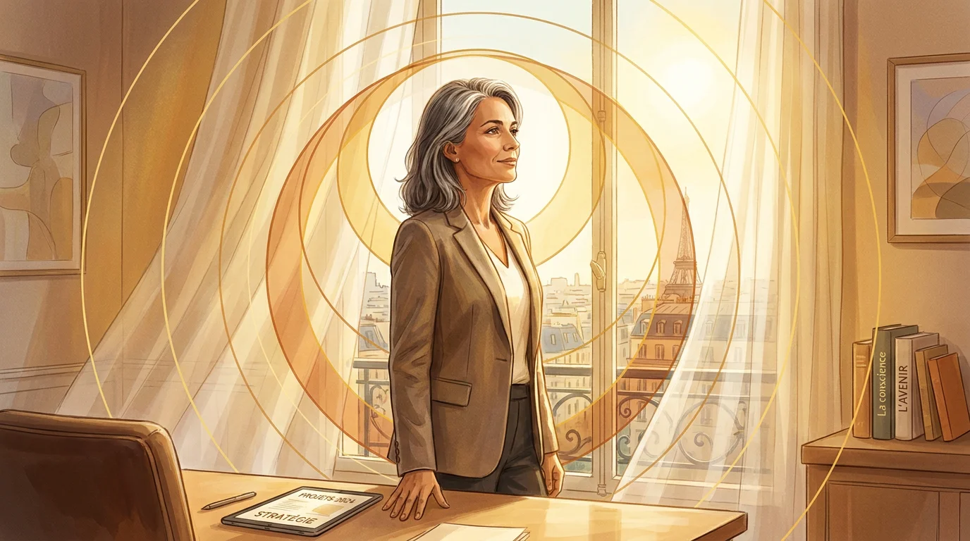 Femme entrepreneure contemplant les différents niveaux de blocages émotionnels