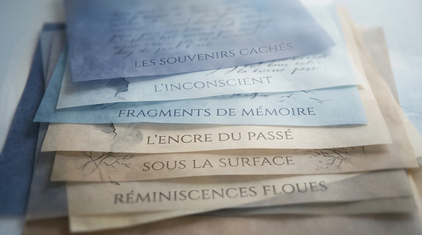Couches superposées symbolisant les mémoires inconscientes