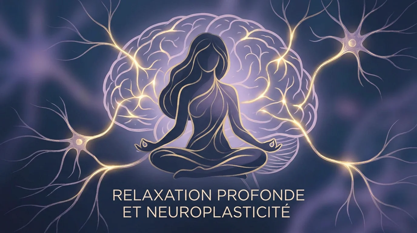 Représentation de la neuroplasticité cérébrale activée par l'hypnose pour la libération émotionnelle