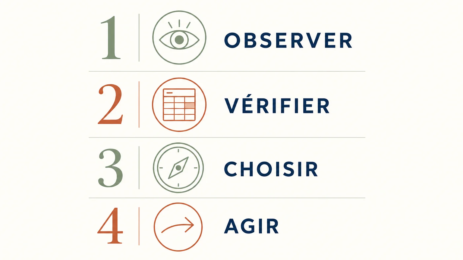 Checklist en quatre étapes pour apaiser la peur du manque