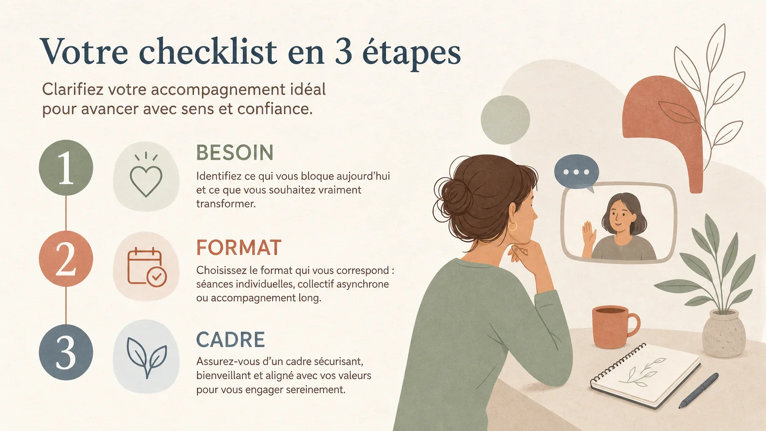 Checklist pour choisir un accompagnement business à distance