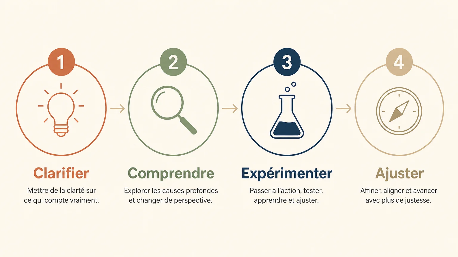 Les quatre étapes d’un coaching de résilience